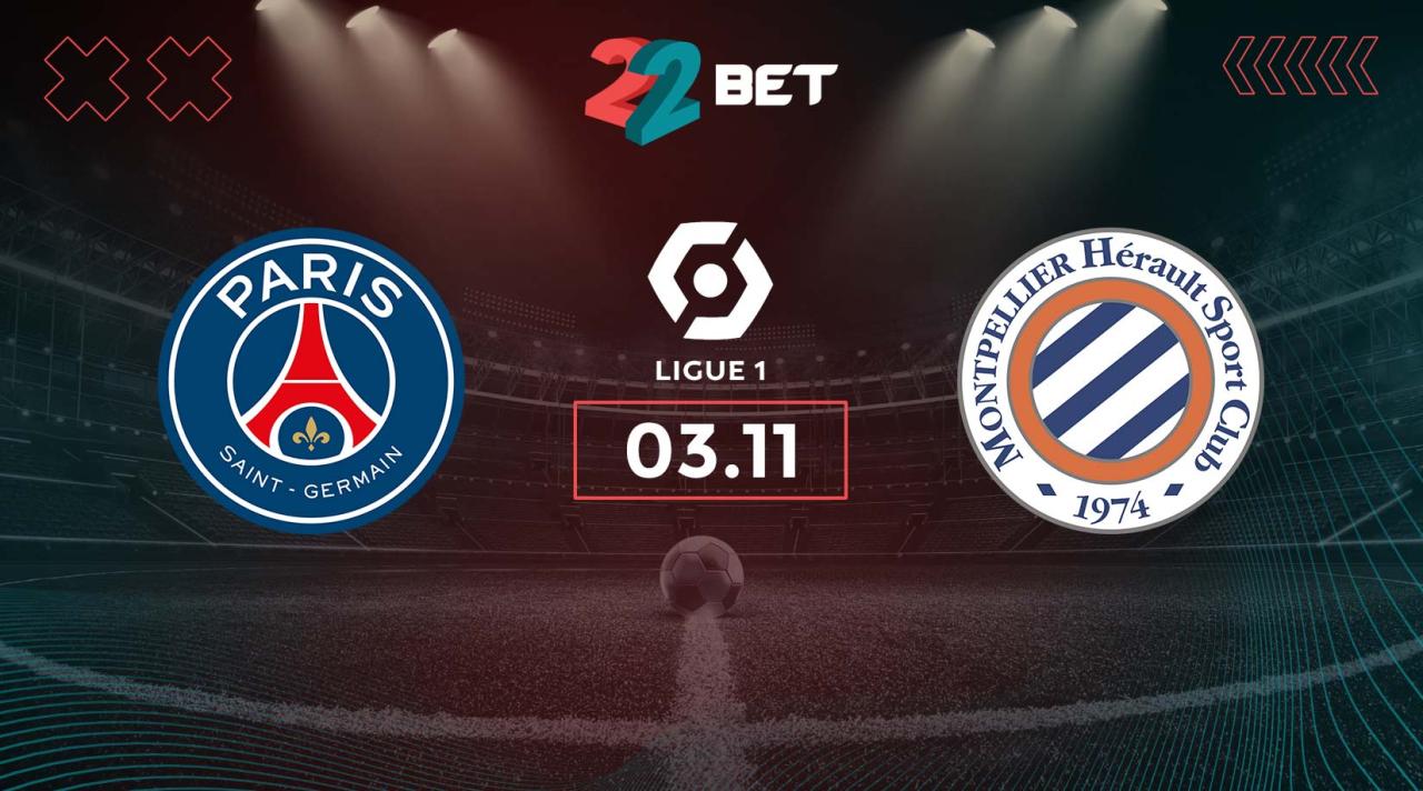 PSG vs Montpellier: Head to Head dan Prediksi Pertandingan