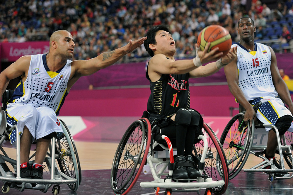 Basketball wheelchair paralympic championships dubai gbr