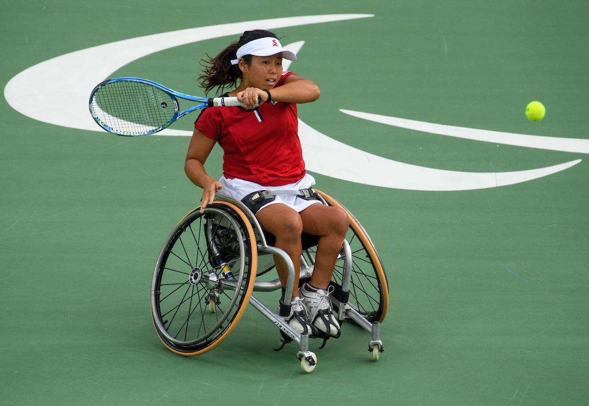 Wheelchair paralympic doubles medallists