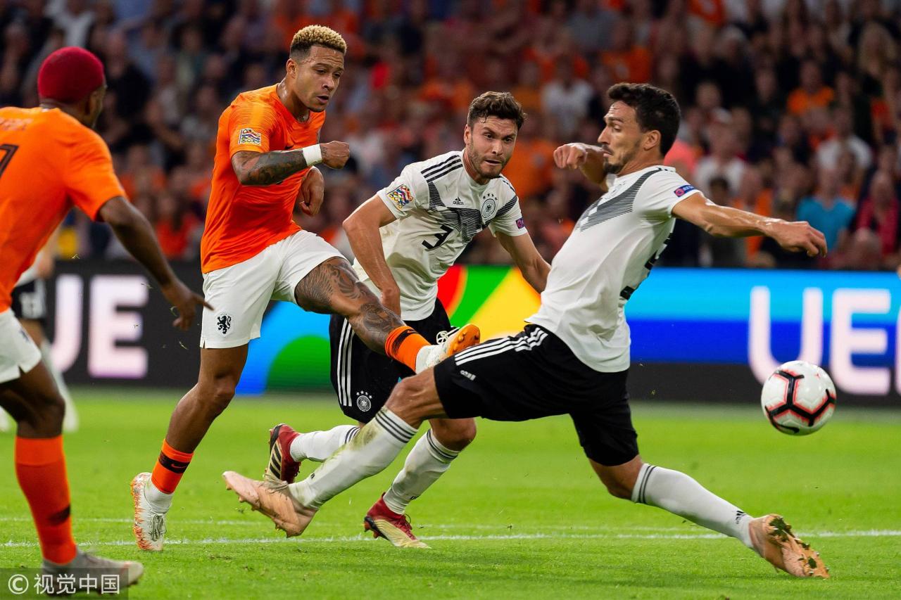 Jadwal dan Hasil Pertandingan Netherlands vs Germany di Liga UEFA