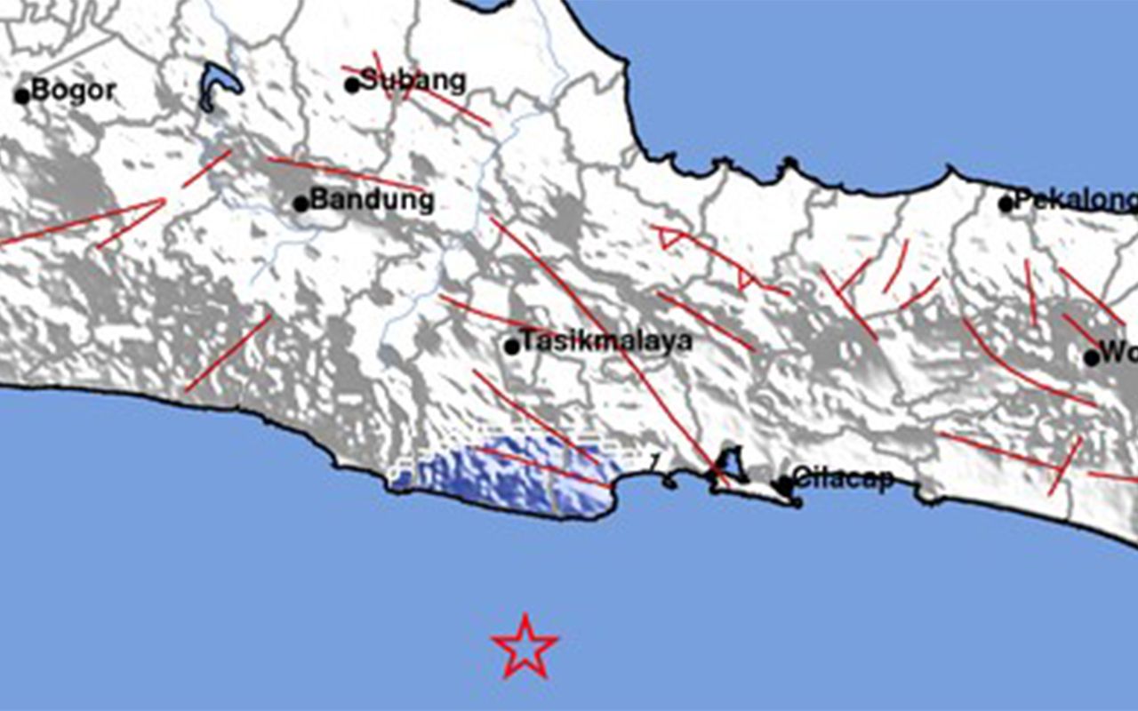 MITOTO - Gempa terkini di Pangandaran data dari BMKG