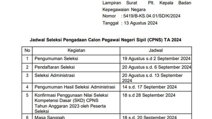 Kapan Jadwal SKD CPNS 2024 Keluar? Cek Akun SSCASN secara