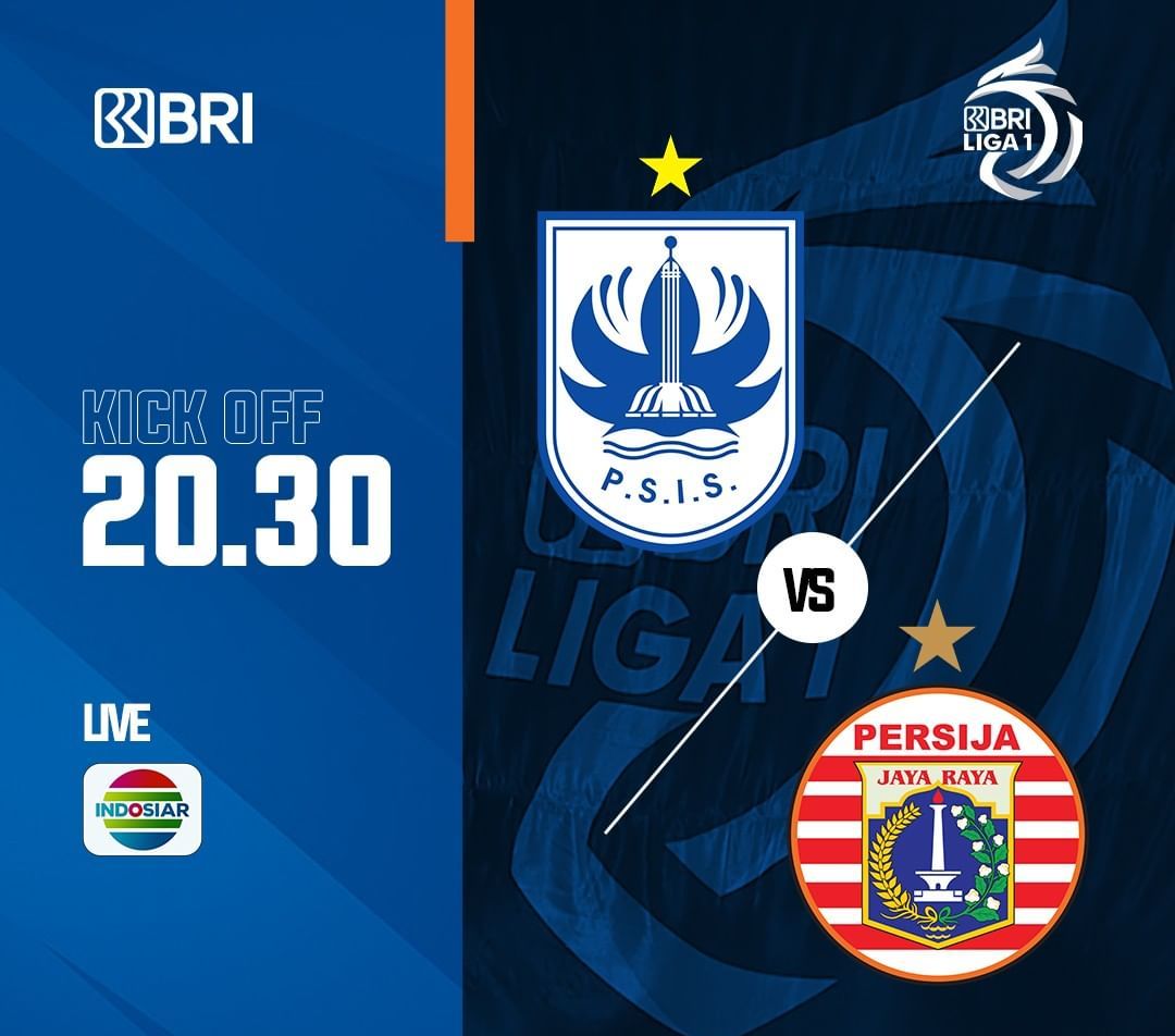 Link Live Streaming PSIS Semarang vs Persija Jakarta di Liga 1