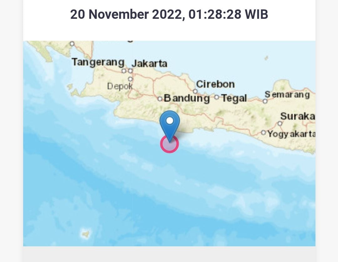 MITOTO - Info gempa terbaru di Pangandaran menurut BMKG