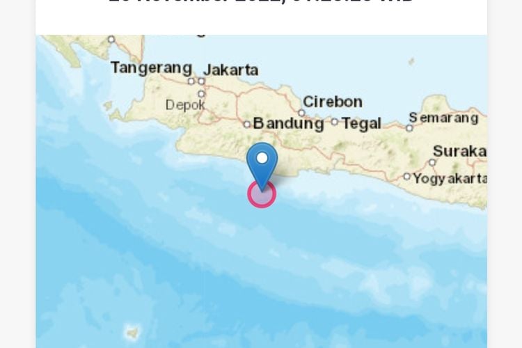 Gempa tegal pangandaran terasa bandung bahkan sampai minggu bmkg