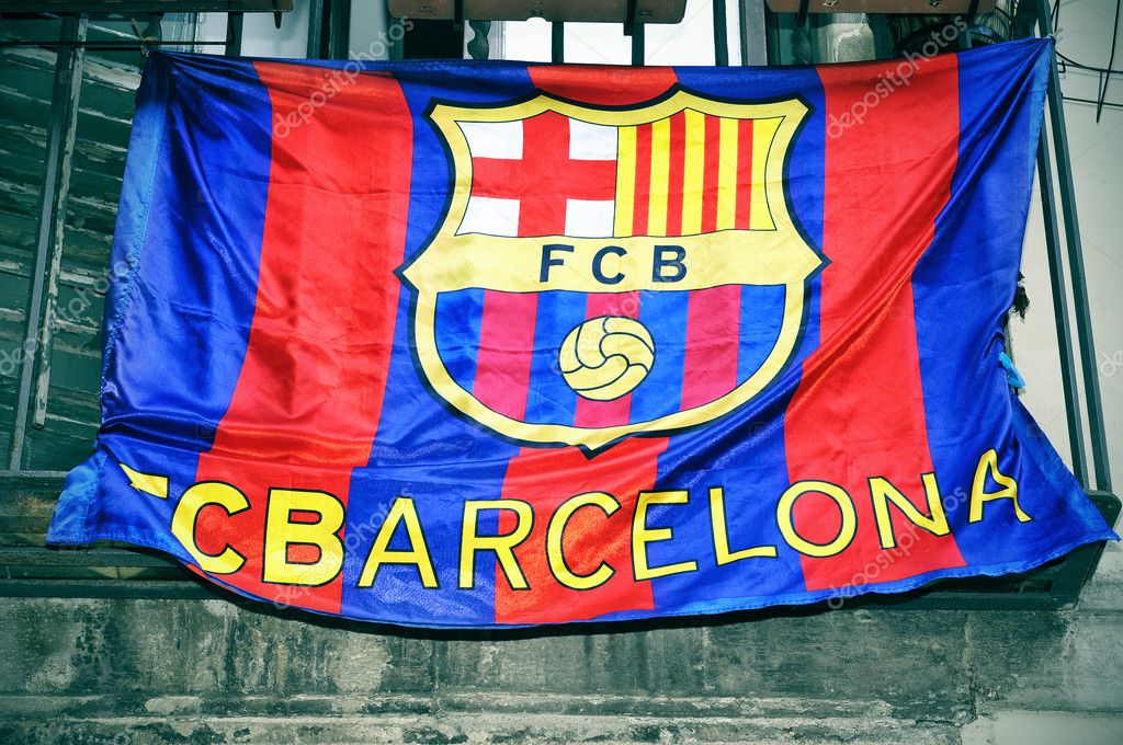 Barcelona fc flag stock editorial depositphotos football photography lightbox create