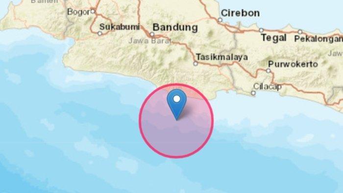 MITOTO - Gempa terkini di Pangandaran data dari BMKG