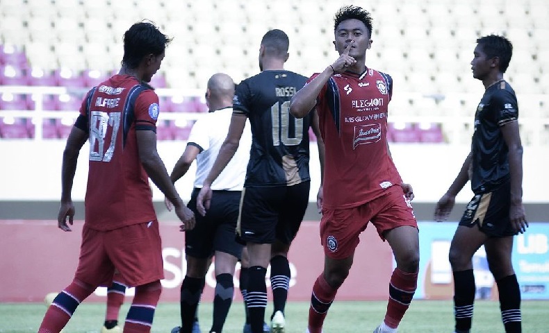 Liga 1: Arema FC Vs Malut United, Singo Edan Tertinggal 0-1 di