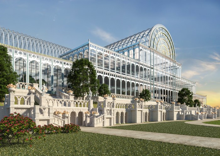 Palace crystal paxton joseph interior 1851 ad archdaily classics greenhouses week his sir london canalblog